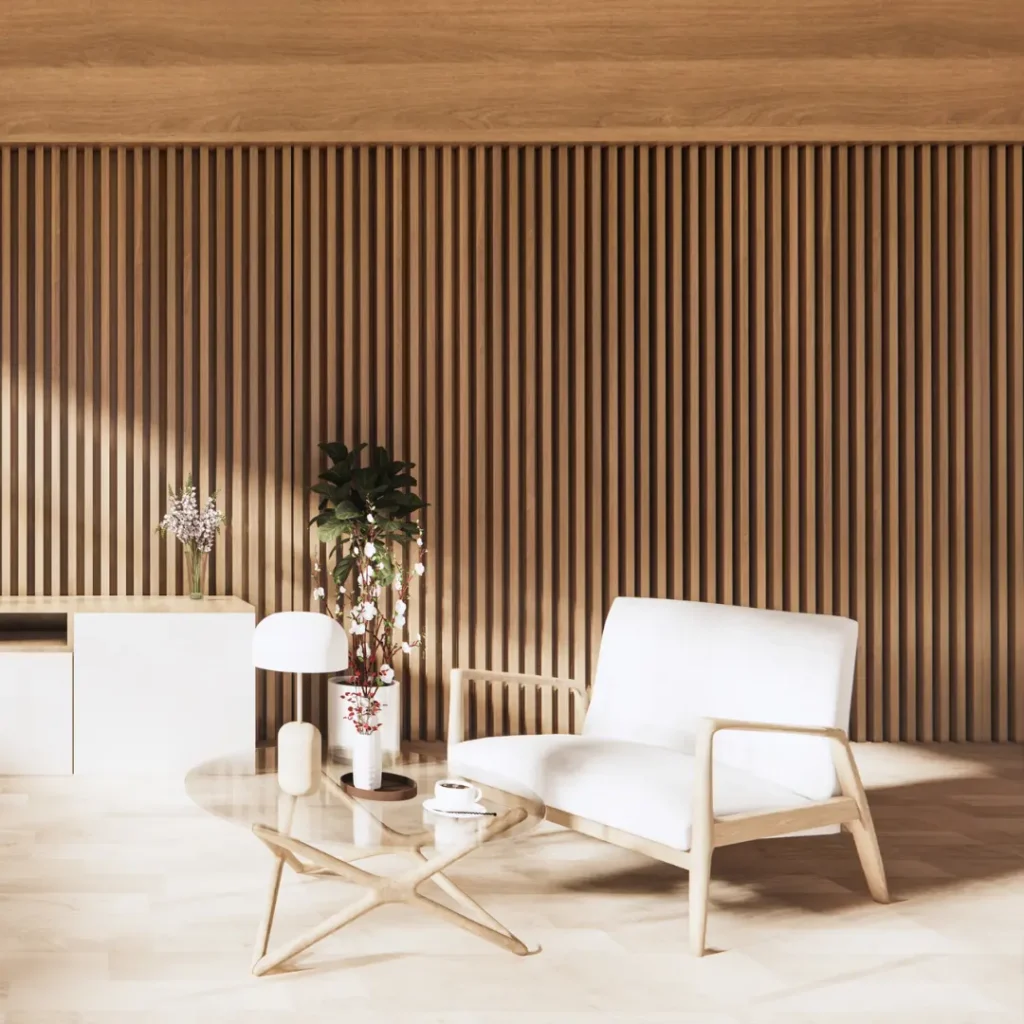 Acoustic Grooved Wooden Panels in KSA