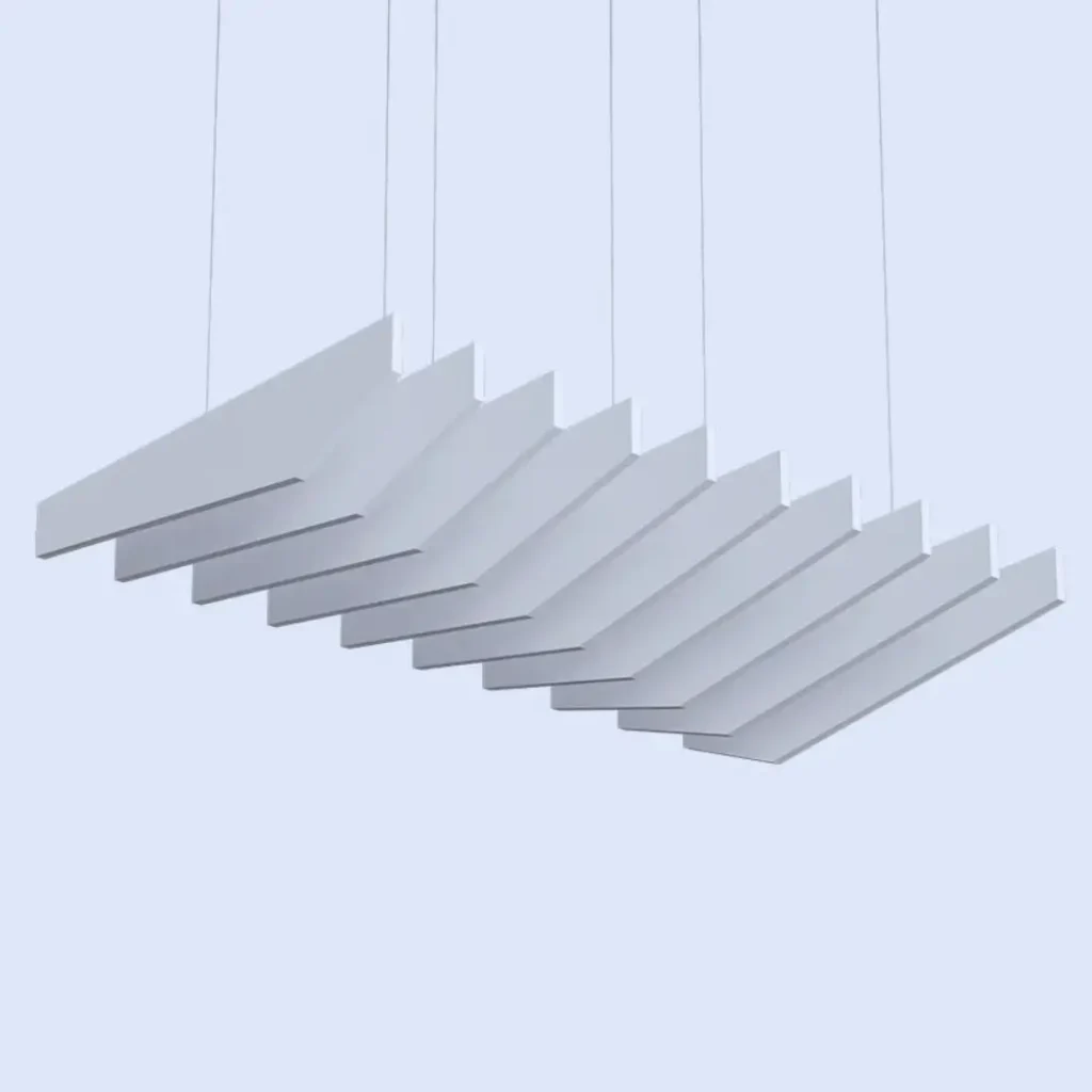Pointed Ceiling Baffles